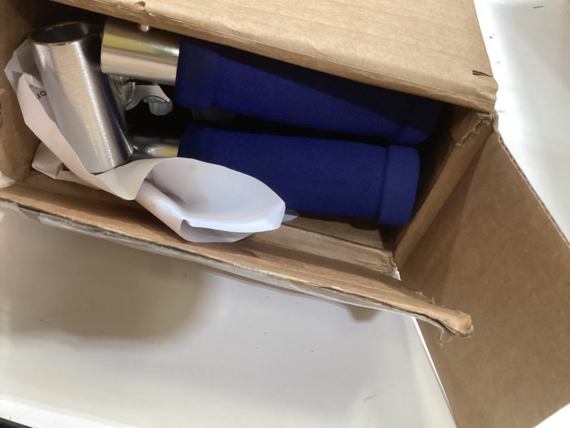 Condition photo showing As Is for razor a 2-wheel kick scooter - blue: adjustable handlebar, steel & aluminum frame