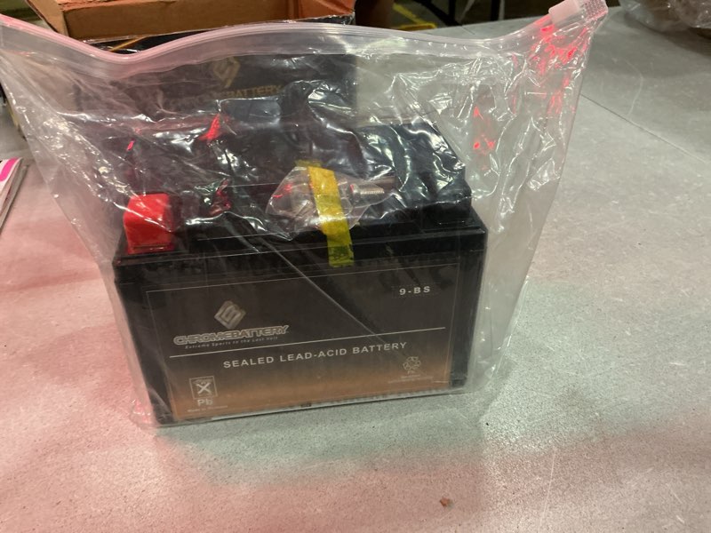 Condition photo showing New/Like New for cb chromebattery ytx9-bs 12v 135 cca agm – maintenance free powersport battery for atv, motorcycle, scooter – fits honda, yamaha, polaris, suzuki (t3 terminal)