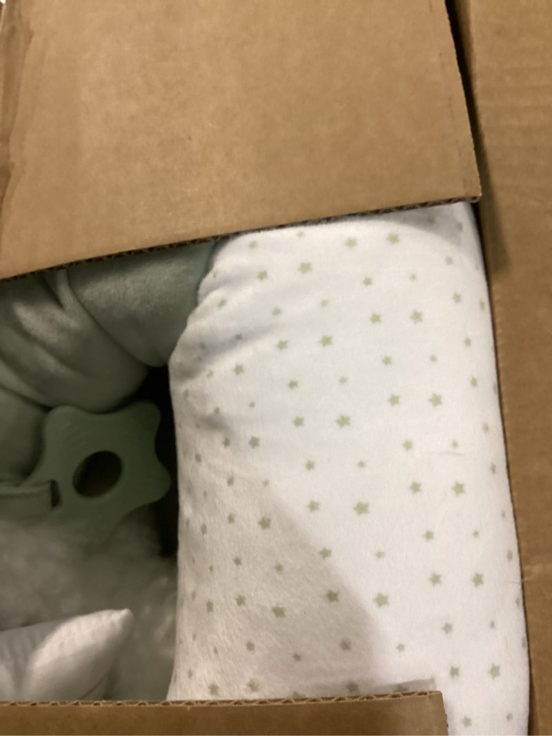 Condition photo showing Good Condition for aila+aiden 2-in-1 tummy time mat and seated support with sensory toys – for newborns and babies – includes detachable cushion for supervised play & head/neck development (sage)