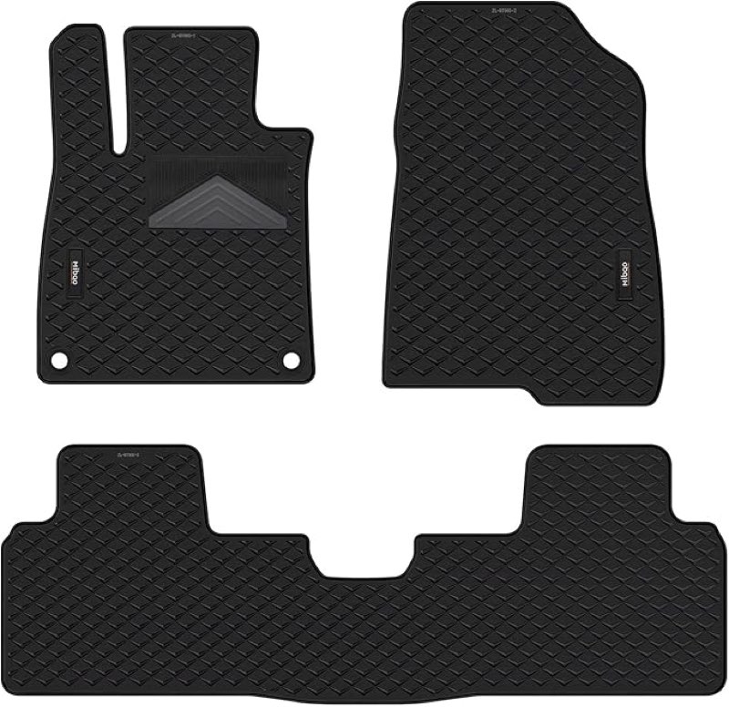 Product similar, Anti-Slip Waterproof Automotive Floor Mats, All-Weather TPE Car Mats, Car Carpet Floor Liner Accseeories Heavy-Duty Odorless, Full Set 3-Piece, Black