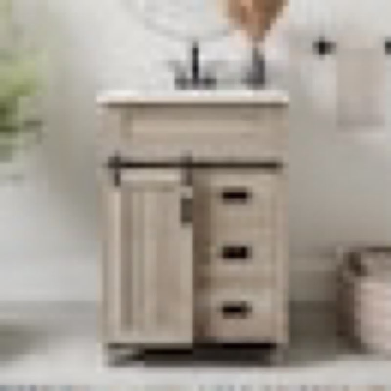 100+ bought last week style selections morriston 24-in light natural oak undermount single sink bathroom vanity with