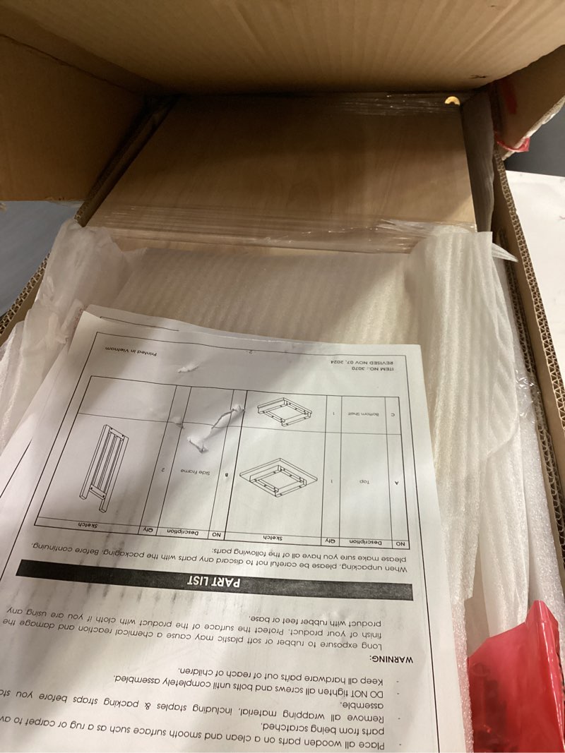 Condition photo showing Good Condition for International Concepts Mission Plant Stand, 30-Inch High, Solid Parawood, Unfinished
