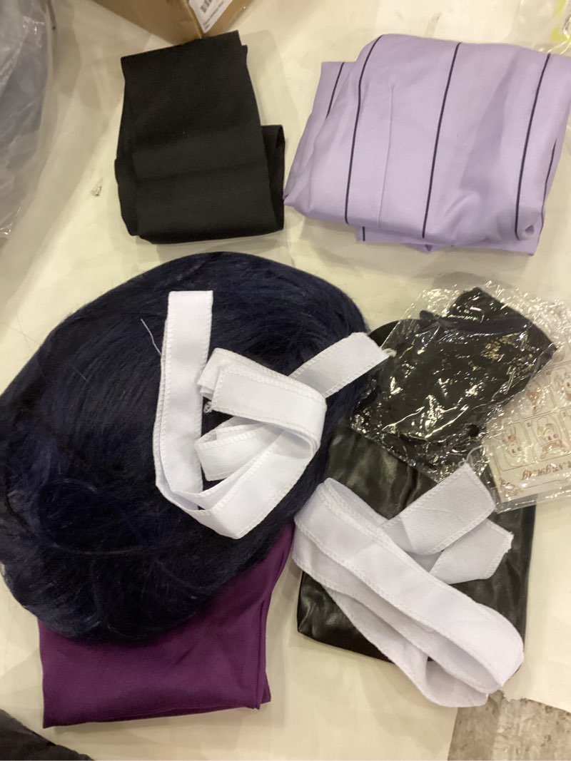 BAIJAHUXI Women Costume Outfit Dress Purple Uniform For Halloween Full Set