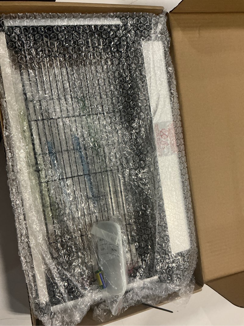 Condition photo showing Good Condition for UV Light Sanitizer with Ozone 76 Watts (2x38W), UVC Disinfection Lamp w/Remote Control, Odor and Dust Mite Removal, Ultraviolet Light for Kitchen/Basement/Bathroom Black 76W with-Ozone