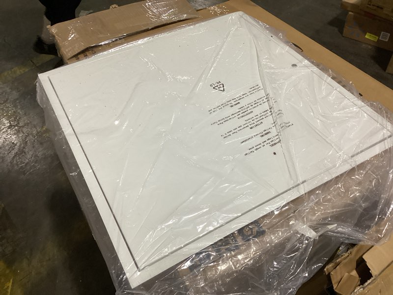 Condition photo showing New/Like New for vevor metal access panel for drywall ceiling, 16 x 16 inch plumbing access doors with cam latch lock, heavy-duty steel wall hole cover, easy install removable hinged panel for wiring & cables, silver metal 16x16in