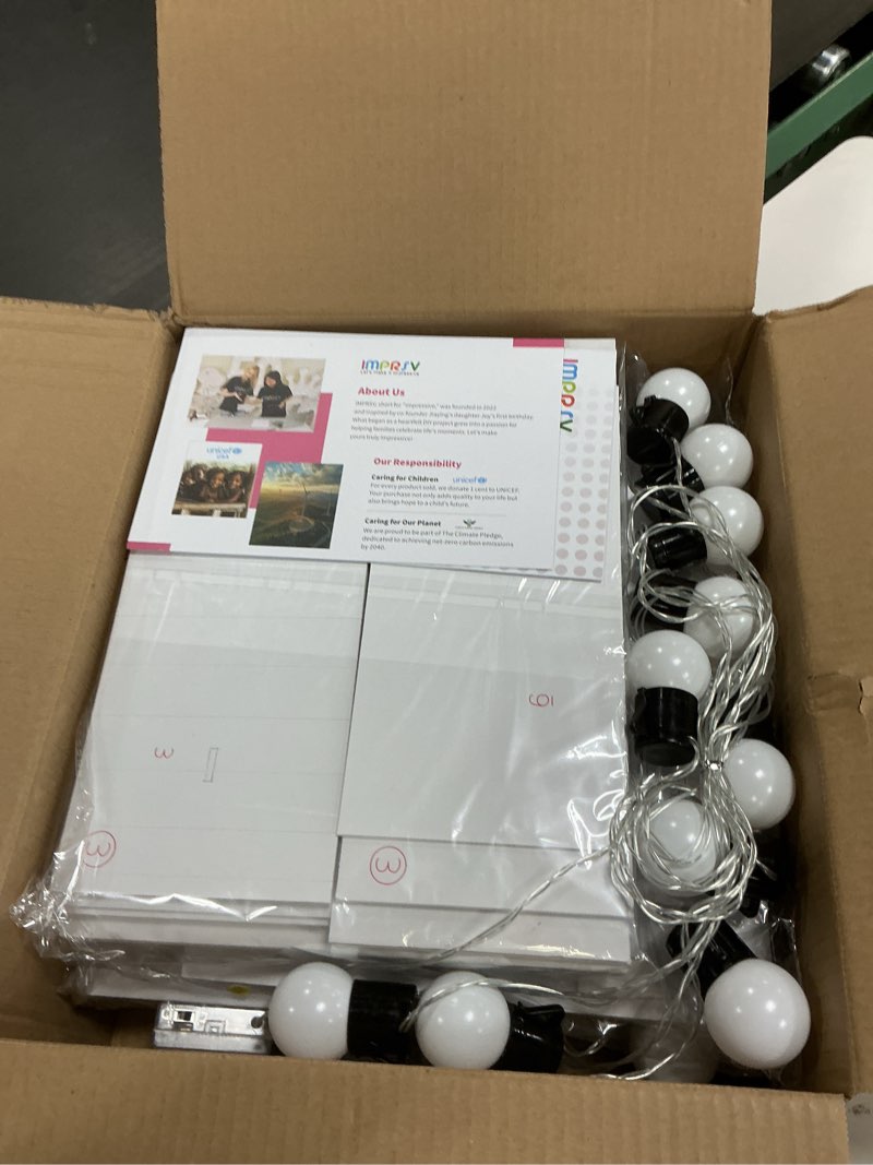 Condition photo showing New/Like New for imprsv 4FT Marquee Numbers 30 Light up Number 30th Birthday Decorations Large Mosaic Numbers for Balloons Birthday Decor Big Number Balloon Frame Anniversary Decors