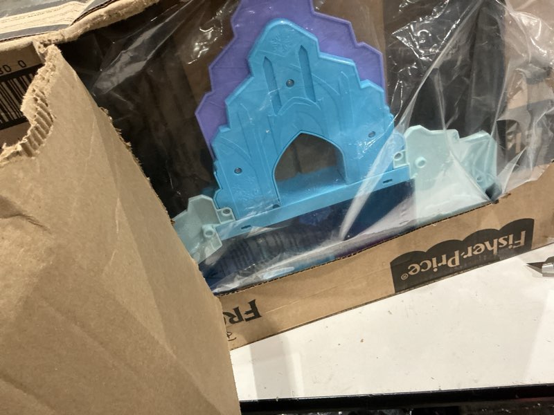 Condition photo showing Good Condition for fisher-price little people toddler toy disney frozen elsa’s ice palace musical playset with figures for pretend play kids ages 18+ months (amazon exclusive)