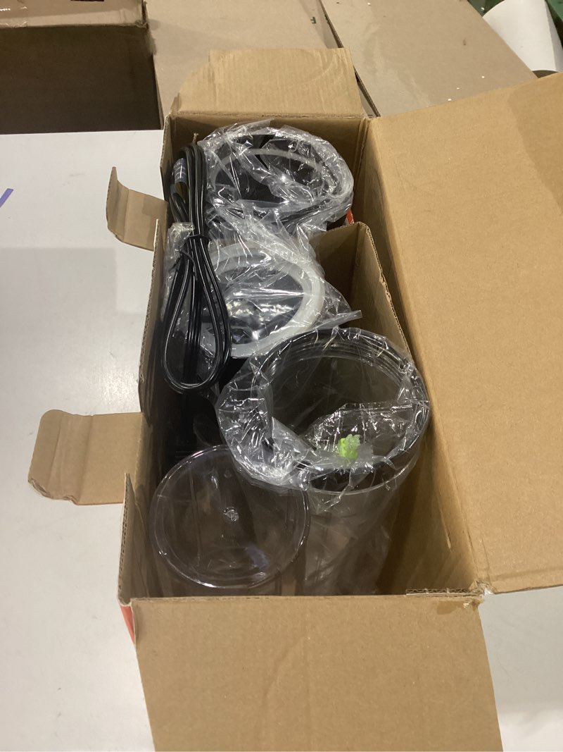 Condition photo showing New/Like New for koios smoothie blender, 900w personal blender for shakes and smoothies for kitchen with 2 portable cups 22oz, single serve smoothies maker mixer for juices, nutritious recipe, grey blue