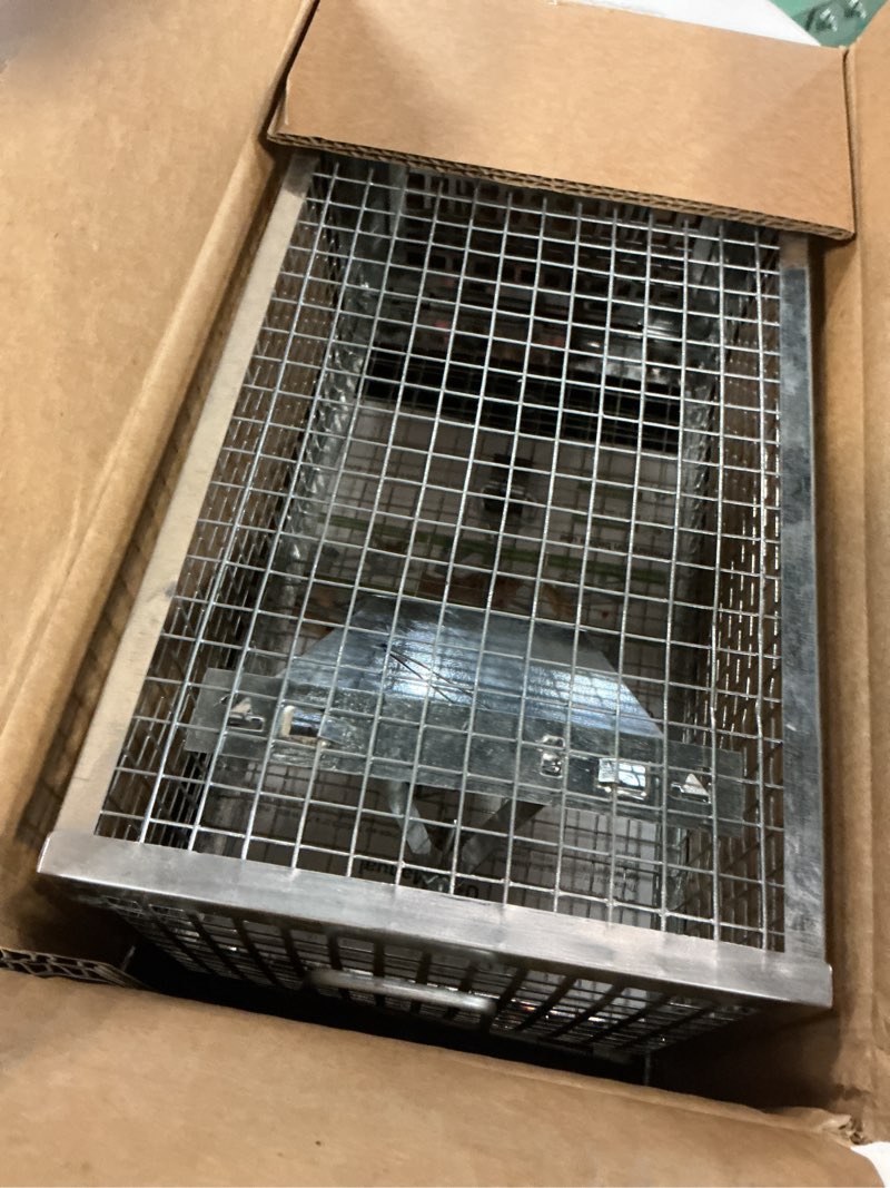 Condition photo showing Good Condition for 2 packs humane rat trap outdoor, wanqueen humane mouse traps indoor for home, small rodent chipmunk trap and other live animal cage catch and release a-2 pack
