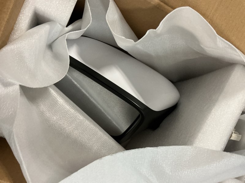 Condition photo showing Good Condition for marretoo for honda crv 2017-2022 side mirror assembly driver side for honda cr-v accessories white 9pin |power+signal+heat+bsm replaces ho1320318(lh) white driver side(lh)