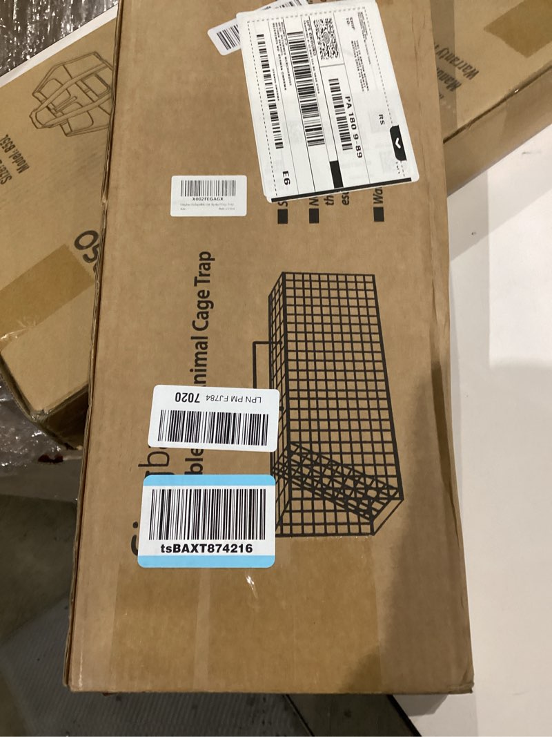 Condition photo showing Good Condition for Gingbau Squirrel Trap Foldable Heavy Duty Humane Live Animal Cage Trap (Not for Mouse) Medium