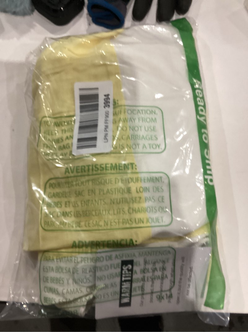 Condition photo showing Good Condition for Omoone Swimsuit Coverup for Women Color Block Summer Beach Dresses V Neck Mini Linen Dress Shirts with Pockets Yellow Small