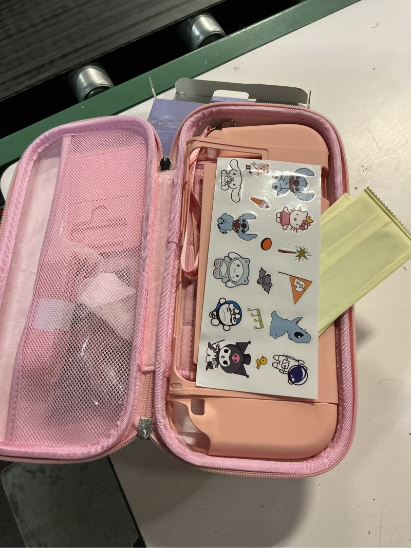 Condition photo showing Good Condition for gutial accessories bundle for nintendo switch 2 2025 - cute kawaii ns 2 accessories kit for grils boys kids with travel carrying case and cartoon dockable cover case, screen protector, stand - pink switch 2 2025 switch 2 pink-kitty