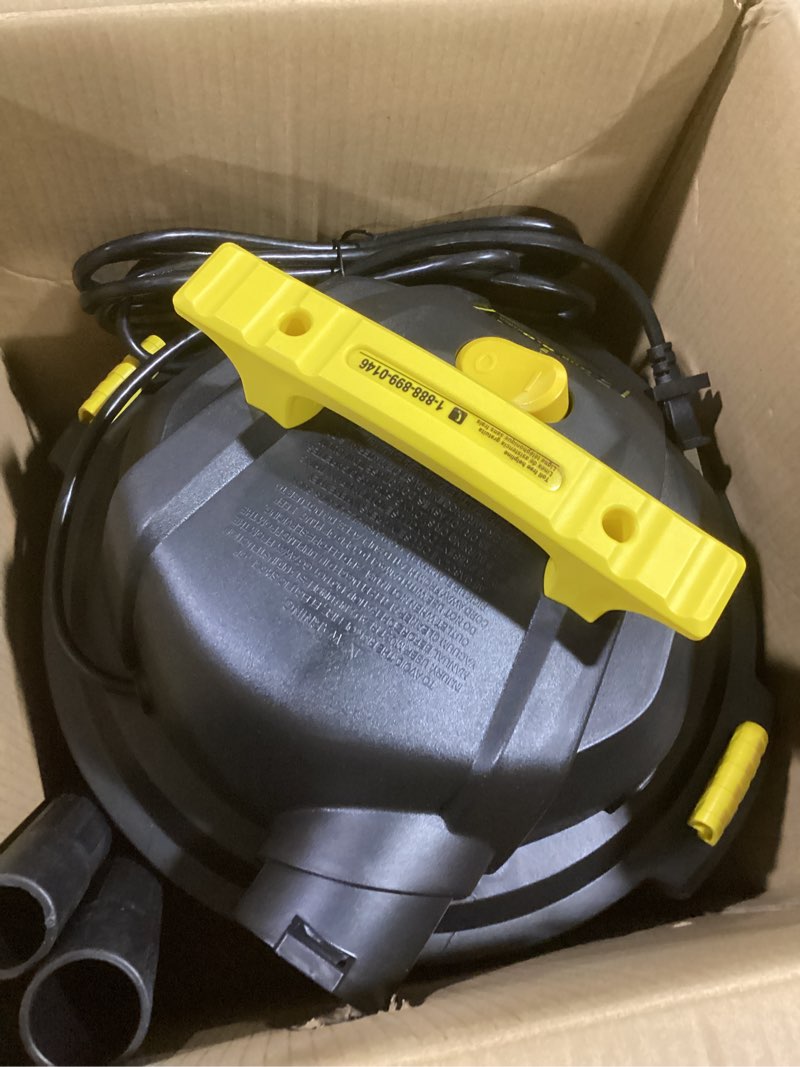 Condition photo showing Good Condition for stanley - sl18116p wet/dry vacuum, 6 gallon, 4 horsepower black black 6 gallon, 4.0 hp ac wet/dry vacuum