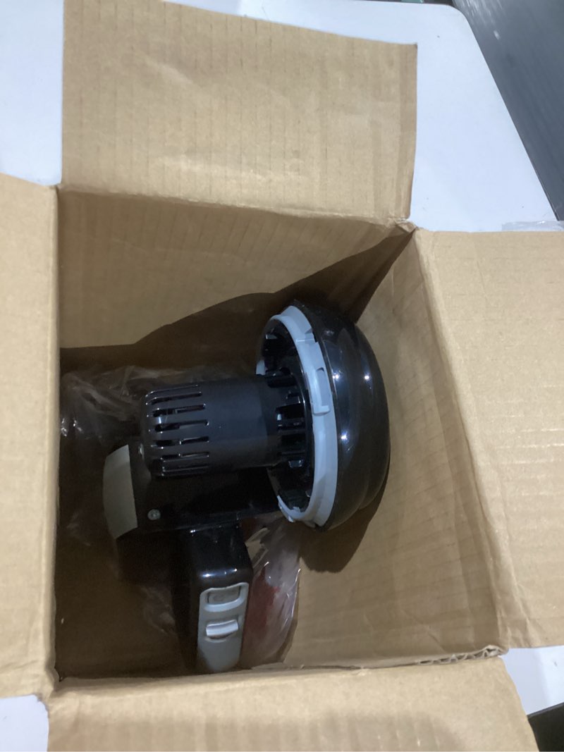 Condition photo showing As Is for black+decker dust buster pivot vac handheld vacuum cordless, car vacuum portable rechargeable, extendible crevice tool and 200 degree pivoting nozzle, strong suction, lightweight (bdh2000pl)