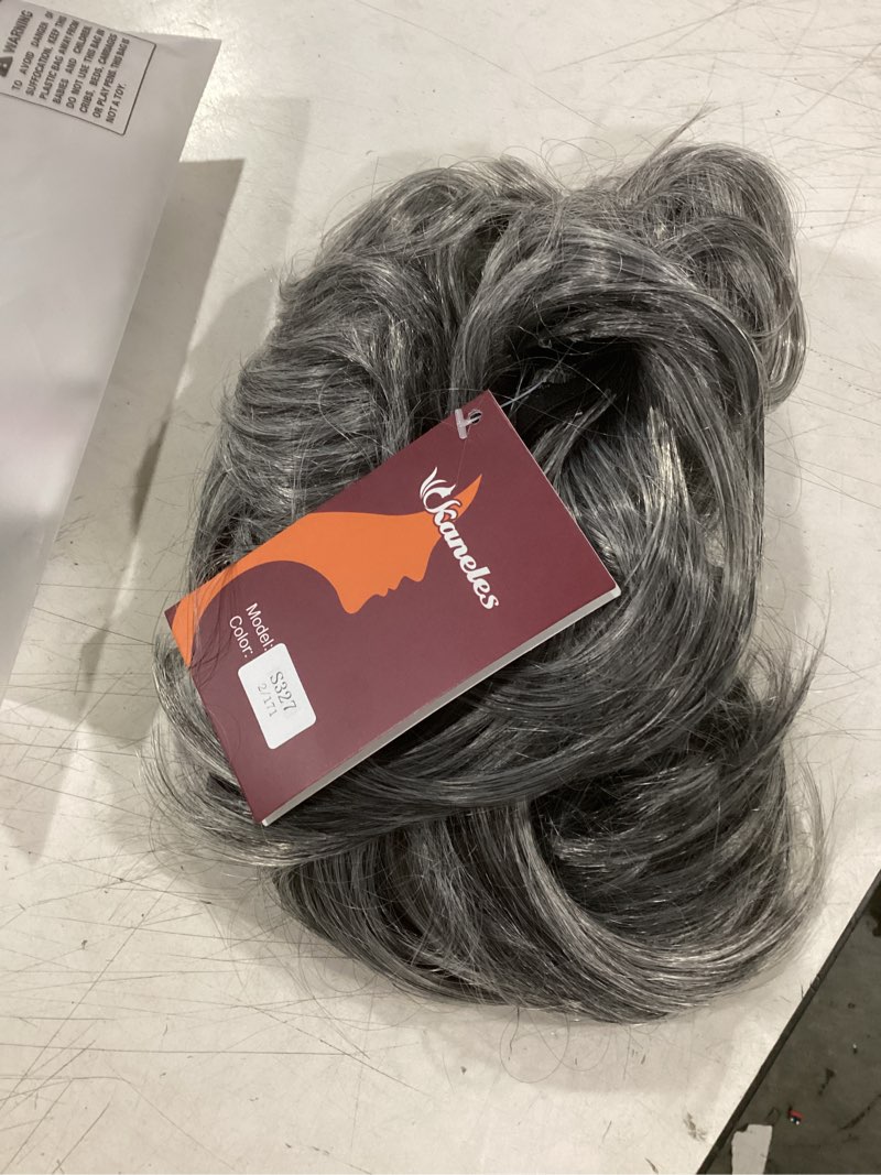 Condition photo showing Good Condition for kaneles grey mullet wigs for men 80s retro cosplay halloween costume wig funny rocker hair male wig(grey) mullet grey