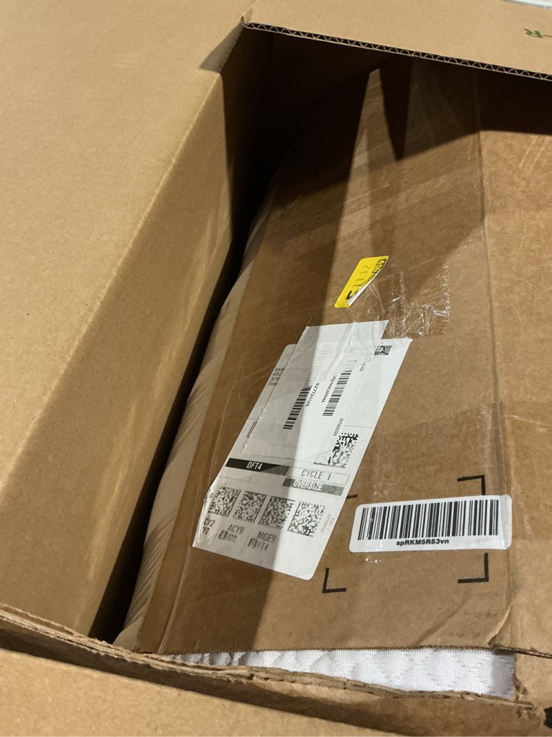 Condition photo showing As Is for SINWEEK 2 Inch Gel Memory Foam Mattress Topper Full Size, Ventilated High Density Pad for Back Pain, Bed Topper with Removable Soft Cover, CertiPUR-US Certified Full 2 Inch (White Cover)