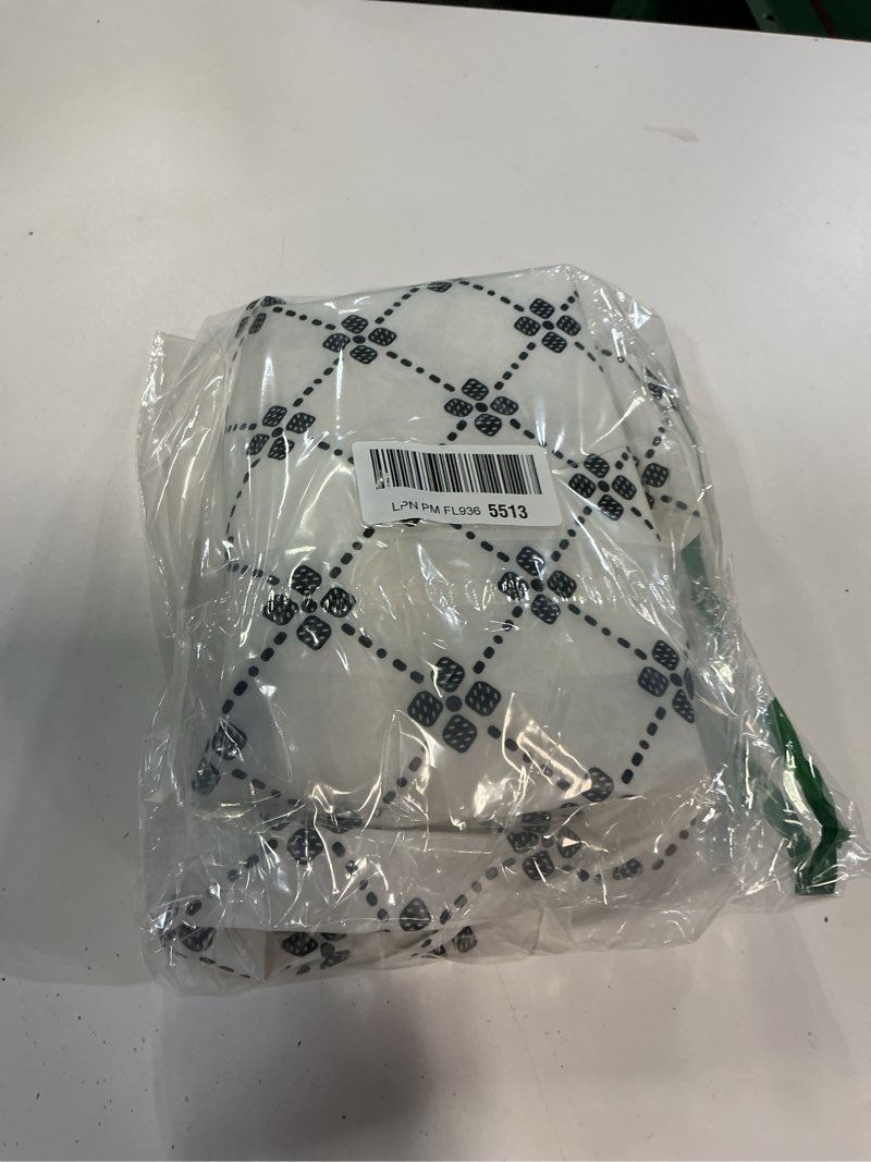 Condition photo showing Good Condition for misaya square vinyl table cloth, elastic fitted tablecloth with flannel backing, waterproof plastic table cover fits folding tables for picnic, camping, indoor and outdoor (white, 34" x 34") 34" x 34" (square) white 1