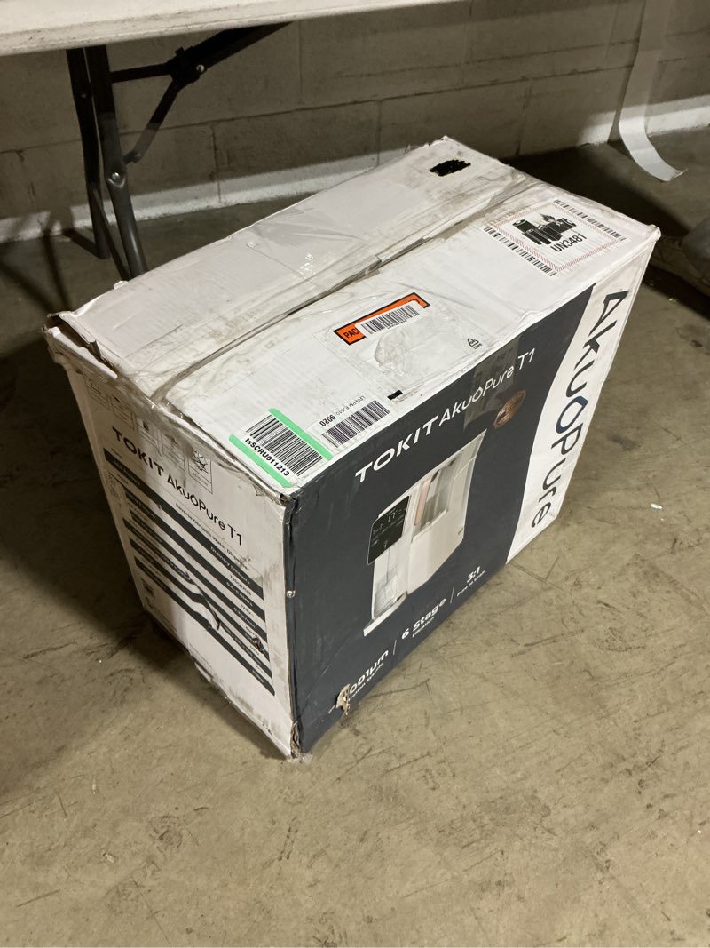 Condition photo showing As Is for tokit t1 reverse osmosis water filter countertop, nsf/ansi 58, ro whole house water filter system with alkaline remineralization filter, no installation