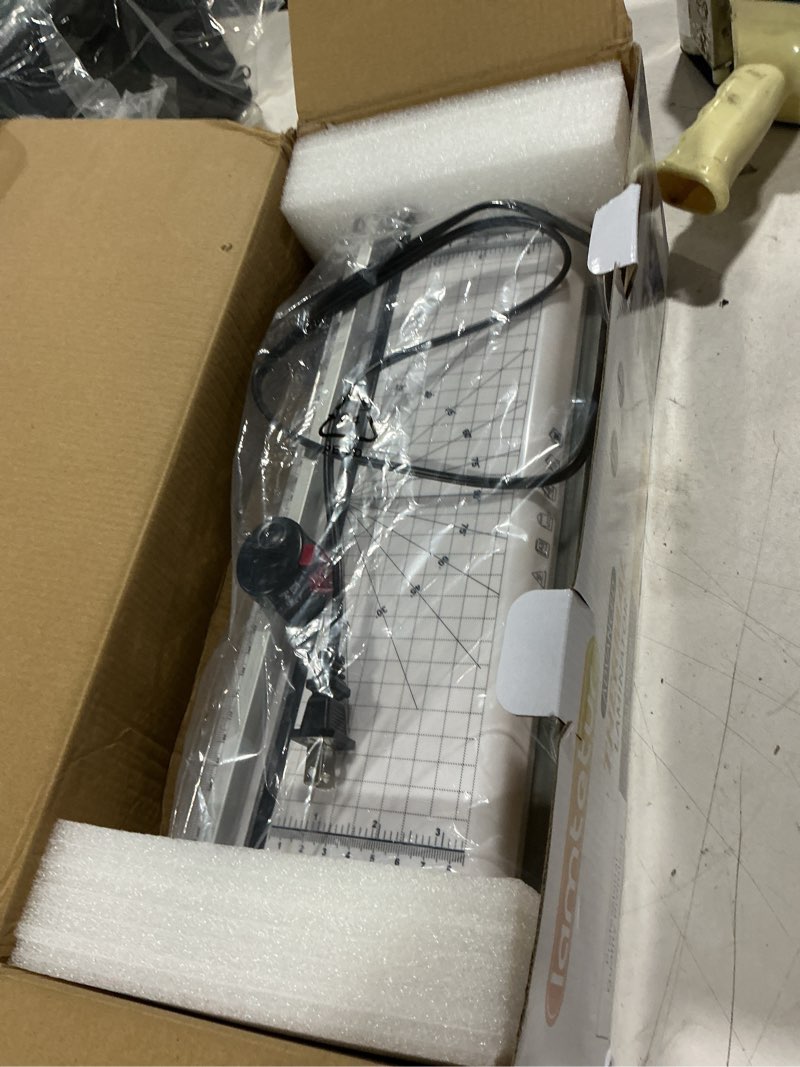 Condition photo showing Good Condition for lamtetur thermal laminator machine11x17 with 70letter size laminating sheet | 13inch wide laminating hot&cold setting,a3 lamination laminated 3-5mil,office home school teacher,paper cutter,corner rounder a3 laminator+70sheets(white)