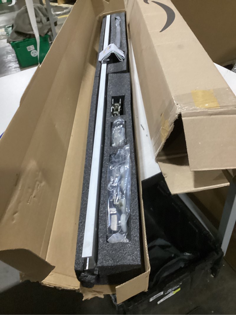 30-47 Inch New Heavy Duty Hidden Sliding Barn Door Hardware and Track, Floating Wall Mounted Invisib