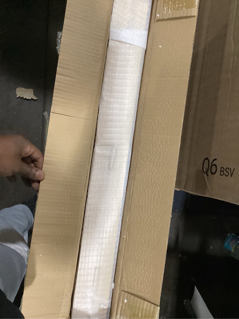 Condition photo showing New/Like New for Folding Picnic Table with Table Runner, Portable Boho Low Picnic Table for Indoor Outdoor, 60" x 30" Wooden Table with Adjustable Heights for Camping, Wedding, Beach, Garden, Party(Large Size for 6)