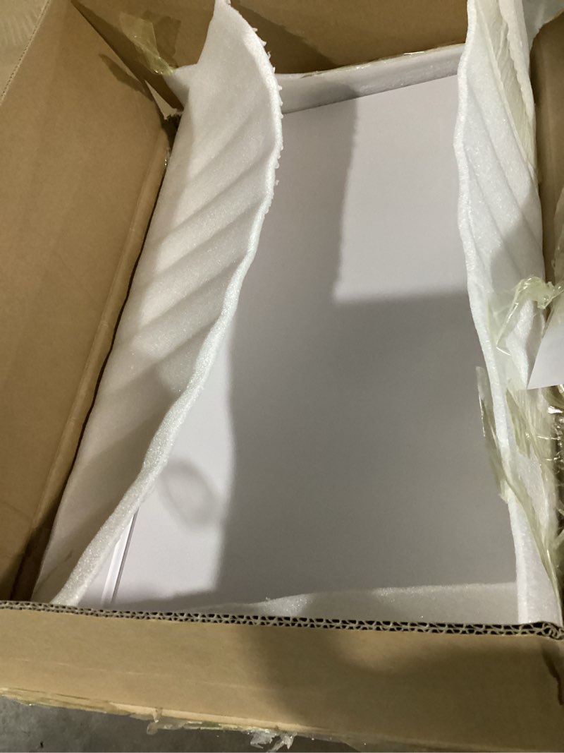 Condition photo showing Good Condition for wire shelf covers set of 4, 31x16x3 in, durable pvc shelf cover for wire shelving pantry, kitchen faux wood rack covers, moisture-resistant & easy-to-clean organizer liners, white #1 white 31x16x3 in