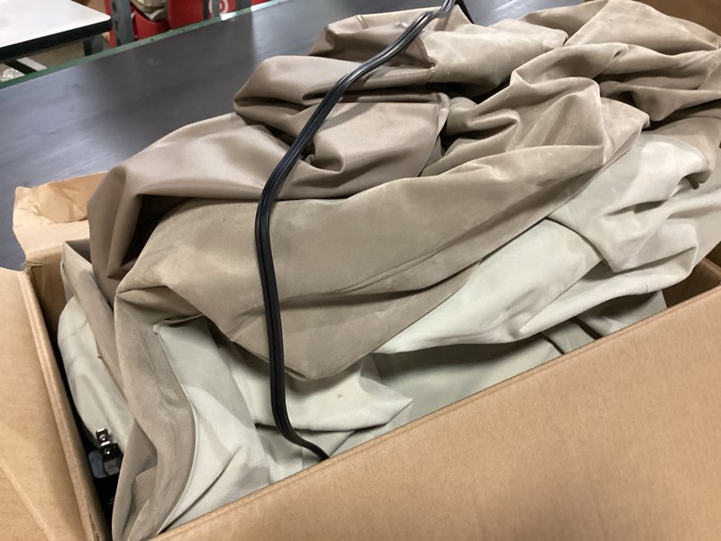 Condition photo showing As Is for intex ultra plush 20" queen air mattress with 120v internal pump