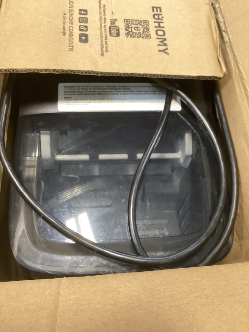 Condition photo showing Good Condition for euhomy nugget ice maker countertop, ready in 7 mins, 34lbs/24h pebble ice maker machine, self-cleaning countertop sonic ice makers with ice scoop&basket, pellet ice maker for home, stainless steel