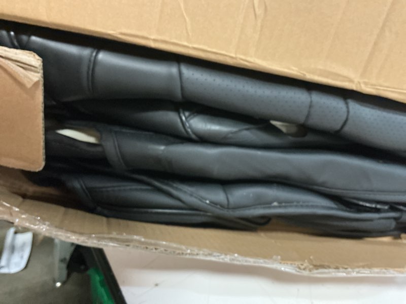 Condition photo showing Good Condition for car seat cover full set, leather car seat cover, waterproof seat covers, car seat cushion, nappa leather seat covers car seat protector universal fit most cars black black full set