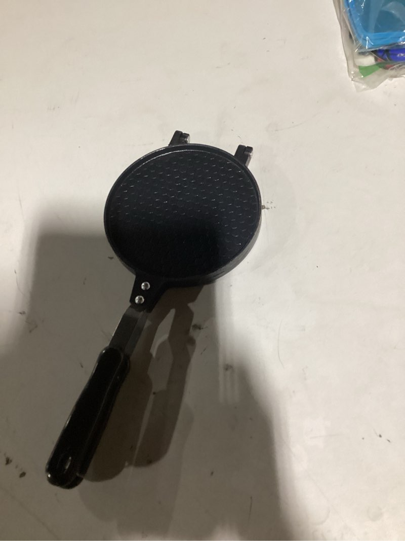 Condition photo showing New/Like New for 6.8 Inch Egg Roll Press Pan, Stick Proof Eggs Roll Maker Pancake Griddle, Aluminum Stove Top Tortilla Press Pan with Handle, Stove Top Pan for Kitchen (Glossy Style)