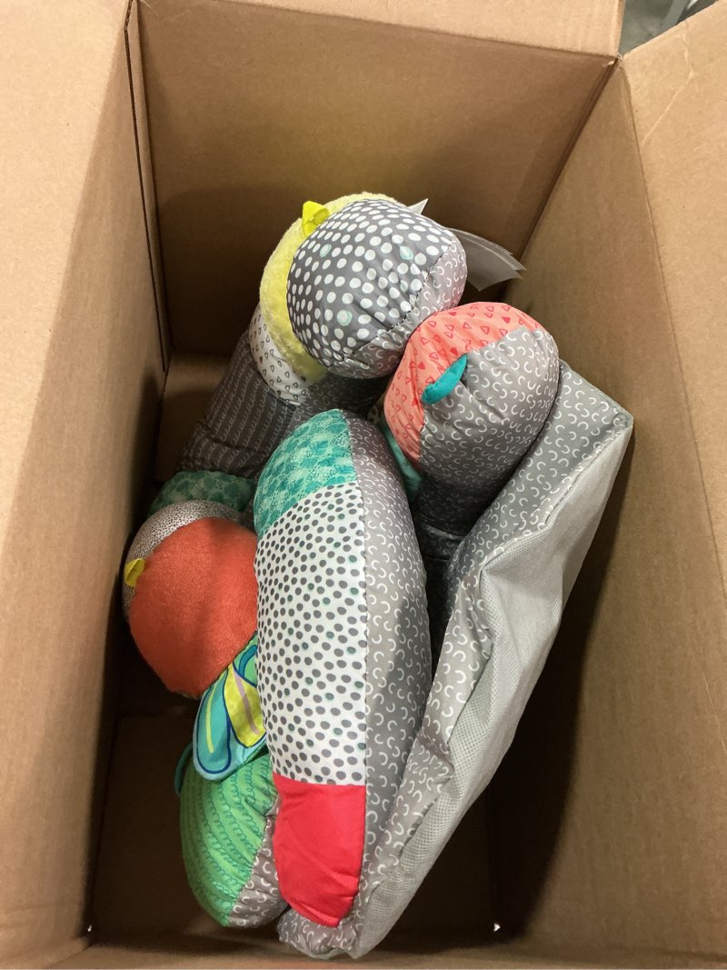 Condition photo showing Good Condition for Infantino 2-in-1 Tummy Time & Seated Support, Baby Floor Seat for Tummy Time & Early Sitting, Soft, Supportive, Engaging Toys, Toucan