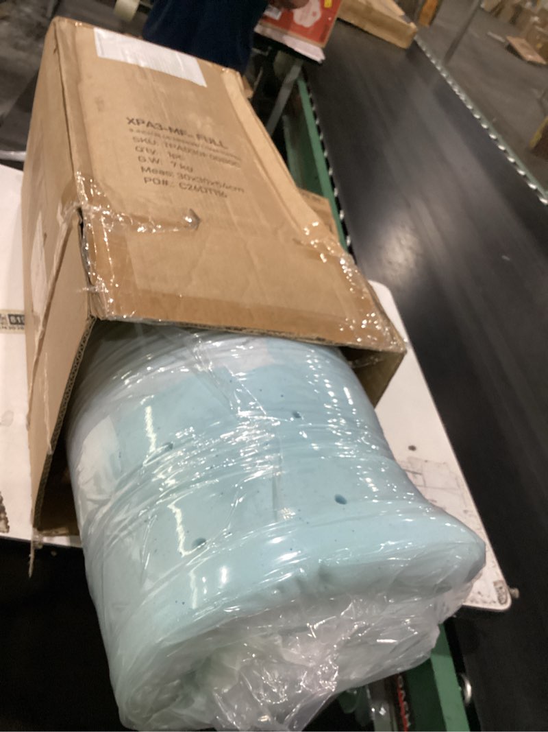3-Inch Blue Memory Foam Topper