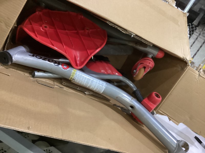 Condition photo showing As Is for razor 360 caster trike for kids ages 6+ - replaceable spark cartridges, lightweight, mx style handlebars, for riders up to 160 lbs