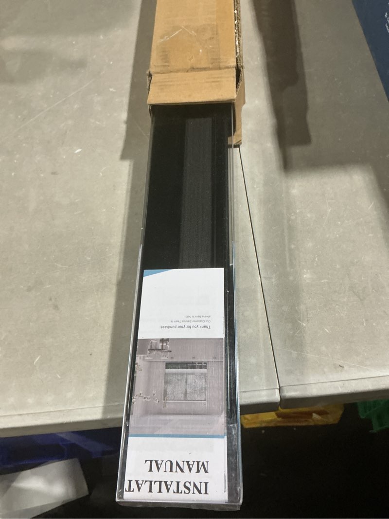 Condition photo showing Good Condition for myshade cordless blackout window blinds & shades pull down room darkening window shades light blocking honeycomb cellular shades for indoor windows easy to install 32 inch wide, h72 black blinds
