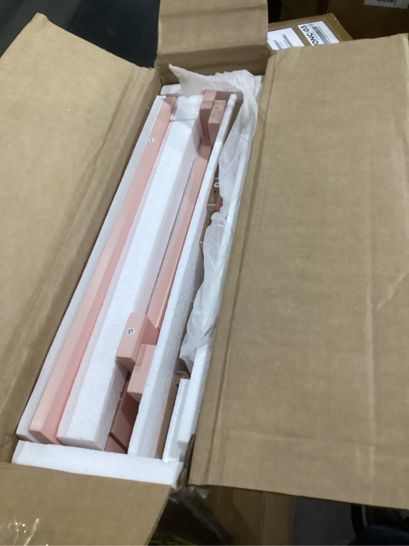 Condition photo showing New/Like New for taohfe pink toddler table and chair set,wooden kids table and chairs for studying and crafting, kids desk with storage kid bedroom furniture, girl table for girls pink