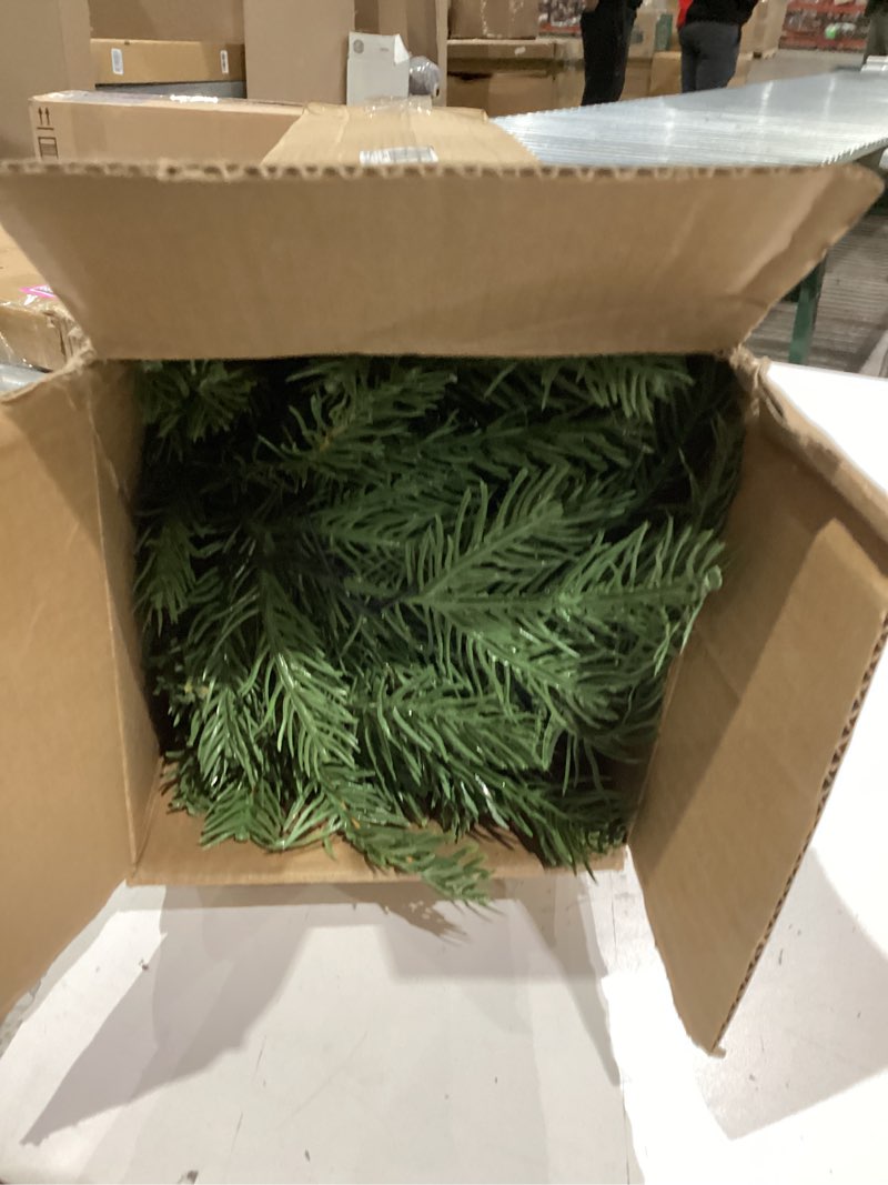 Condition photo showing Good Condition for 3ft Pre-Lit Mini Fir Christmas Tree,Artificial Pine Xmas Tree,106 PE Branches Tips & 84 PVC Branches Tips & UL Certification LED Lights & Burlap Wrapped Base for Tabletop Desk,Battery Operated