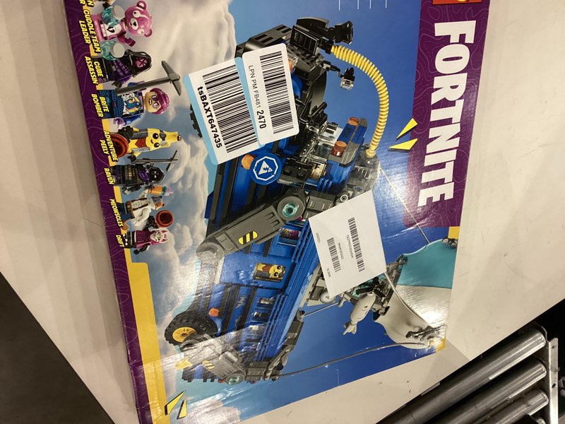 Condition photo showing Good Condition for LEGO Fortnite Battle Bus Building Toy - Collectible Fortnite Toy for Kids, Boys & Girls, Ages 10+ - Pretend Play Set with 9 Minifigures from Video Game - Gift for Christmas - 77073