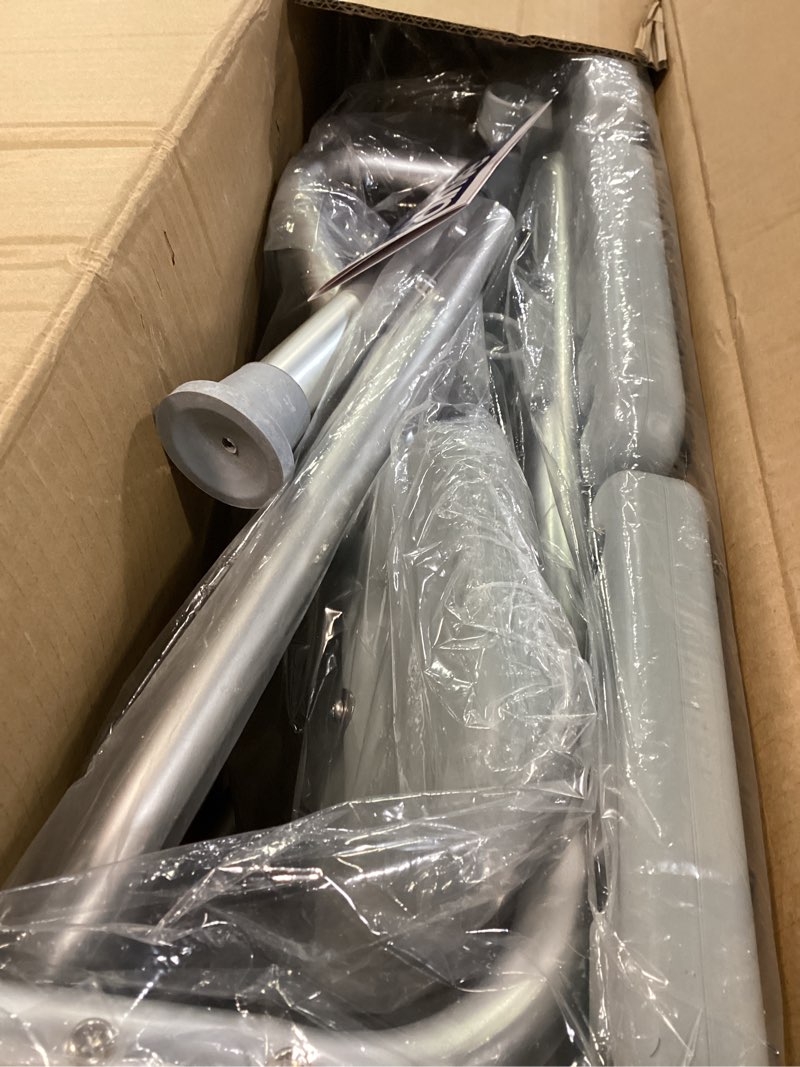 Condition photo showing As Is for Drive Medical Tub Transfer Bench for Bathtub - Safer, Independent Bathing Aid - Height Adjustable Bench - Sturdy Aluminum Construction - Comfortable Backrest Support - 350 Lb Capacity Transfer Bench Standard