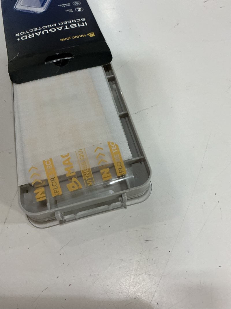 Condition photo showing New/Like New for magic john 3rd gen upgraded for iphone 17 pro screen protector 6.3 inch,hd clear,shatterproof tempered film,auto dust-elimination,bubble free,easy installation,2 pack iphone 17 pro 6.3inch