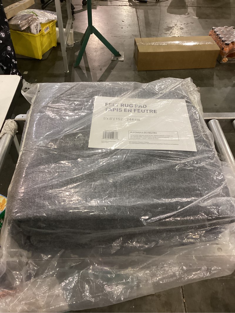 Condition photo showing New/Like New for EdenbrookNon-Slip Felt Rug Pad - Safe for All Floors - 1/4” Thick - Rubber Backing - Reduces Noise - Customizable, 5x8 5' x 8' (Rectangular)