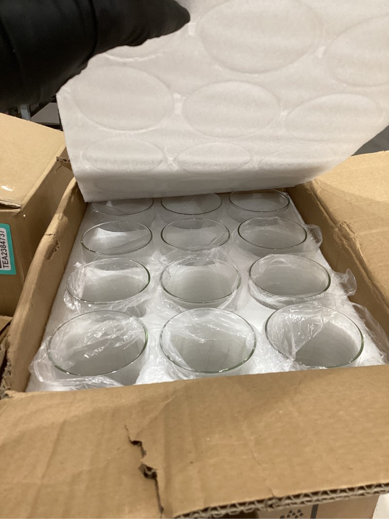Condition photo showing Good Condition for 12Pcs Glass Cylinder Vases 12 Inch Tall Clear Flower Vases for Centerpieces Wedding Decoration, Hurricane Floating Candle Holder for Party Table Home Decor 12 Pack 12 Inch