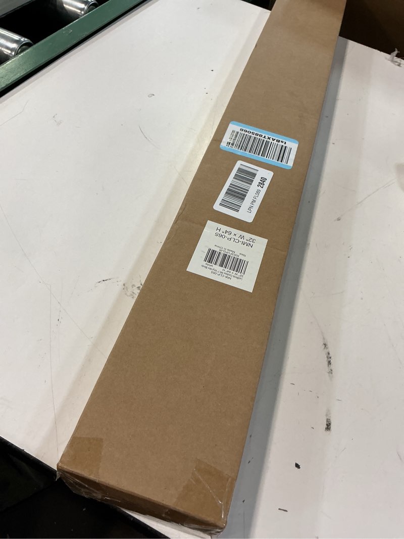 Condition photo showing New/Like New for lazblinds no tools no drill 1" vinyl mini blinds, cordless blinds for windows, light filtering horizontal window blinds & shades, 32" w x 64" h, white cordless-white 32" w x 64" h