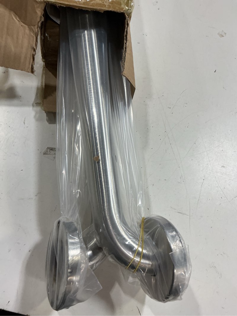 Condition photo showing New/Like New for 2 pack 24 inch grab bars for shower 1.25 inch ada safety grab bars for bathroom 500 lbs support 304 stainless steel shower handle brushed nickel 24 inch (pack of 2) brushed nickel