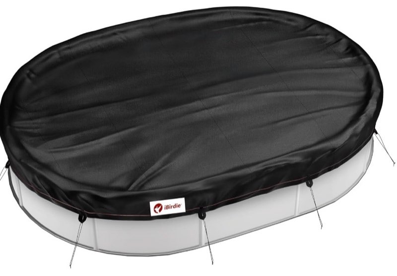 18 x 19 oval drain round pool cover 