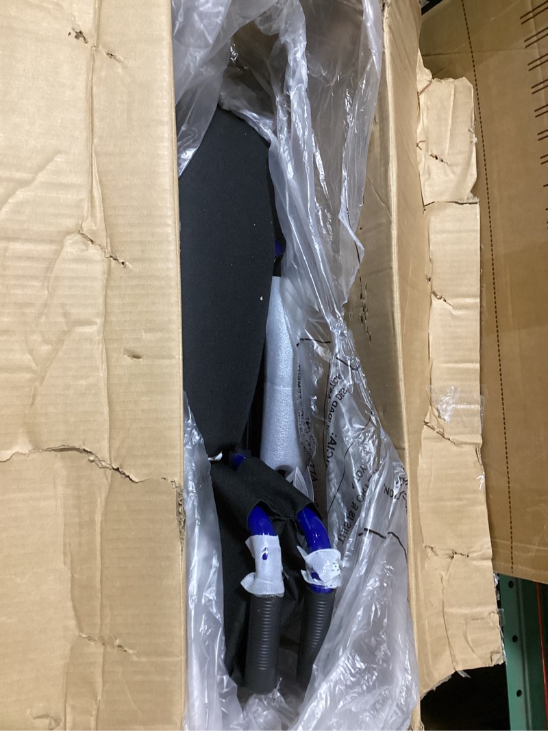 Condition photo showing Good Condition for Drive Medical Blue Streak Lightweight Wheelchair - Portable Folding Mobility Aid - Swing-Away Footrests - Desk Arms - Durable Steel Frame - Easy Transport & Storage - 18-Inch Seat 18 Inch