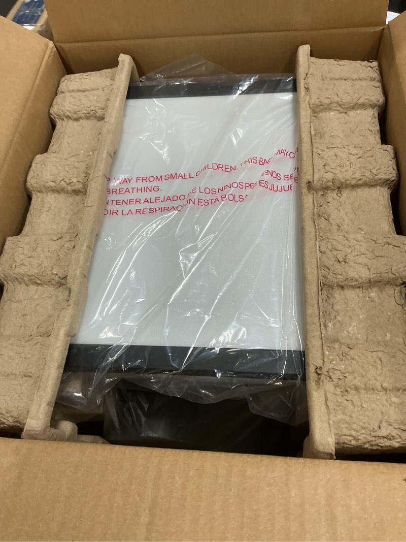 Condition photo showing New/Like New for Tech Drive Bathroom Exhaust Fan with Light,110CFM,Super Quiet Bathroom Ventilation Fan,1000lm Dimmable 3CCT LED Light 3000K/4000K/5000K Selectable, Energy Star Bath Fan, Decorative Black Trim 110CFM 3CCT light(black)