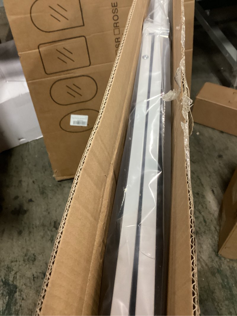 Condition photo showing Good Condition for Cumbor 29.2–43" Baby Gate for Stairs, Wall-Mounted (Drill Required), Expandable No Bottom Bar Dog Gate, Auto Close Extra Wide Walk Thru, Pet & Toddler Proof Gate, Top & Bottom of Stairways (White)