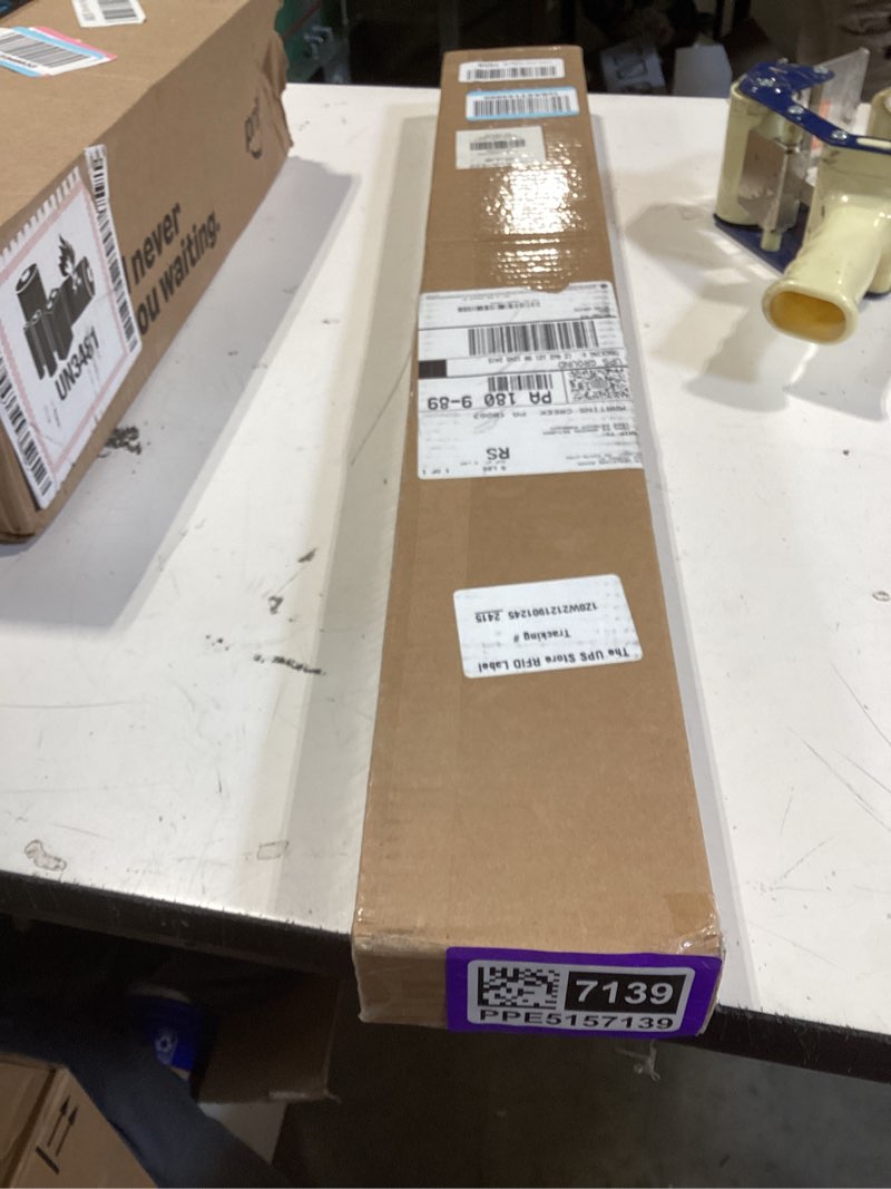 Condition photo showing New/Like New for lazblinds cordless cellular shades, no tools no drill blackout honeycomb shades pleated blinds for windows, 27.5'' w x 48'' h, silver white blackout-silver white 27 1/2'' w × 48'' h