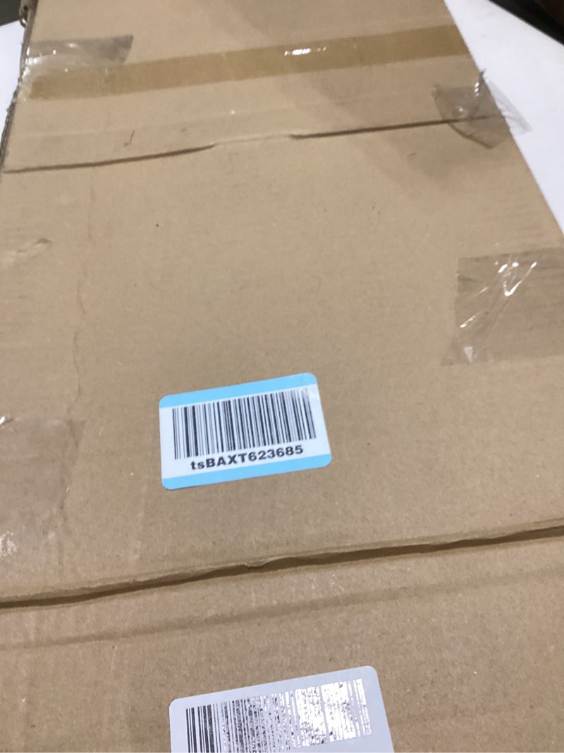Condition photo showing New/Like New for OYKSHDF 4Pack Cylinder Stands for Party, Foldable Cardboard Columns with 4 Clear Round Top Plates, C
